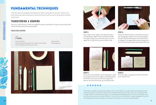 Block Print for Beginners: Learn to Make Lino Blocks and Create Unique Relief Prints - Odd Nodd Art Supply