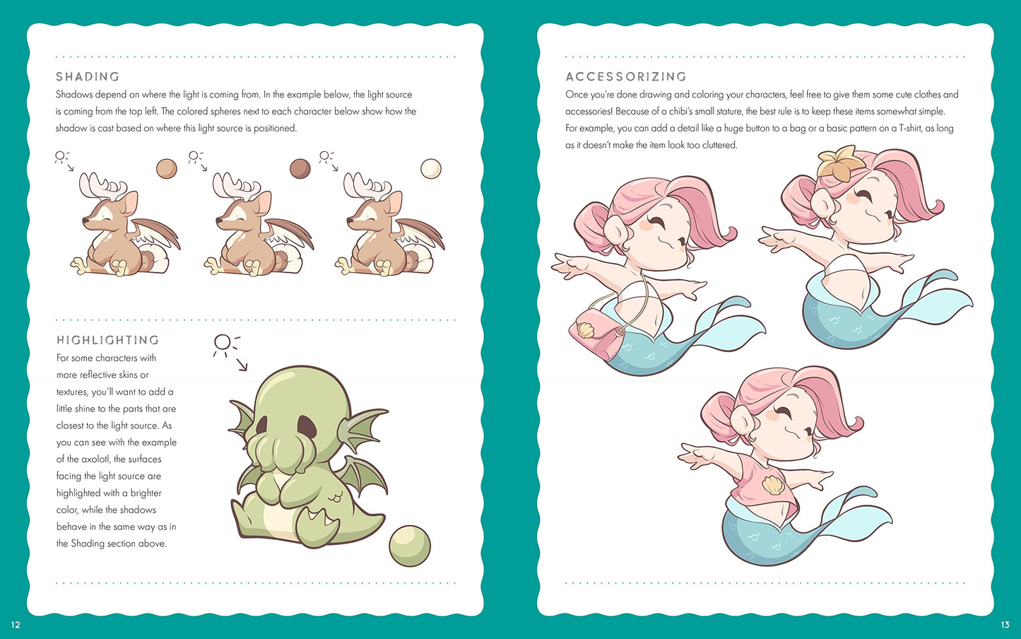 Cute Chibi Mythical Beasts & Magical Monsters: Learn How to Draw Over 60 Enchanting Creatures