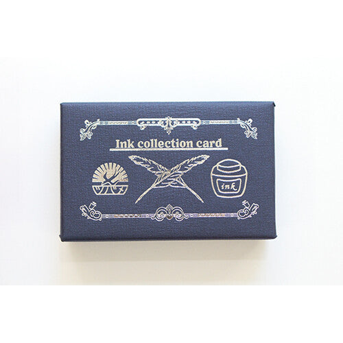 Blue Box Tsubame Swallow Fountain Pen Ink Swatch Collection Cards - Odd Nodd Art Supply