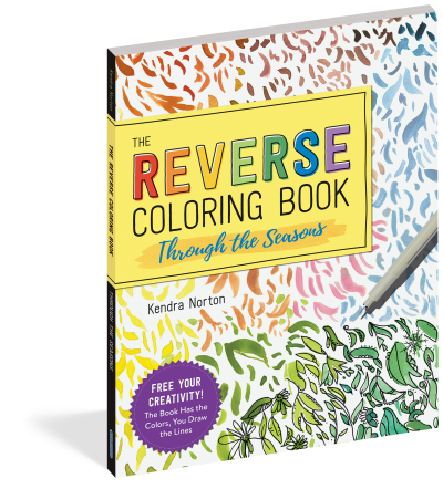 The Reverse Coloring Book Through the Seasons - Odd Nodd Art Supply