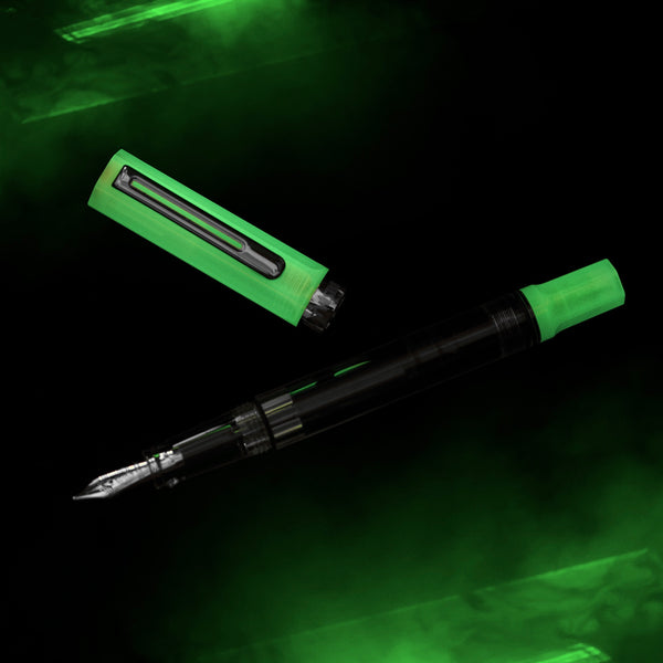 Glow Green TWSBI Eco Fountain Pen - Odd Nodd Art Supply