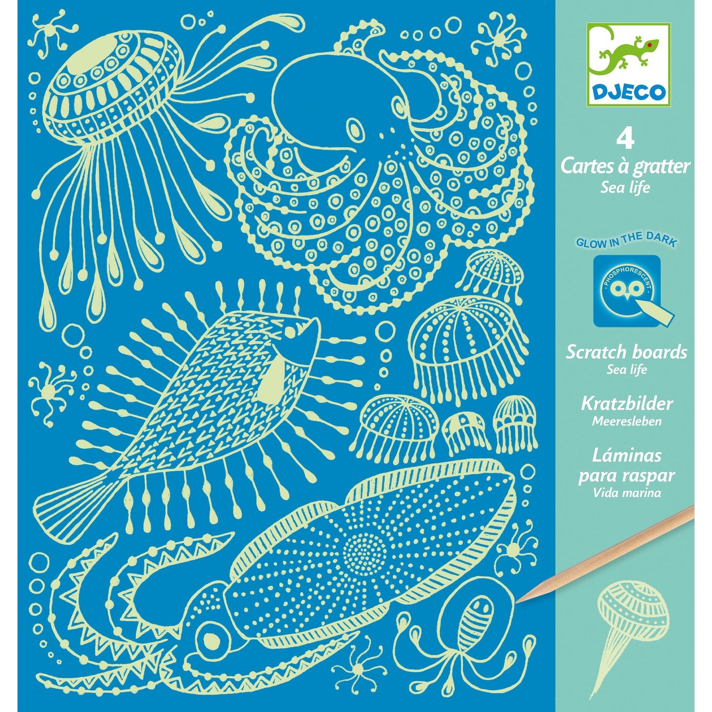 Scratch Card Glow in the Dark - Odd Nodd Art Supply