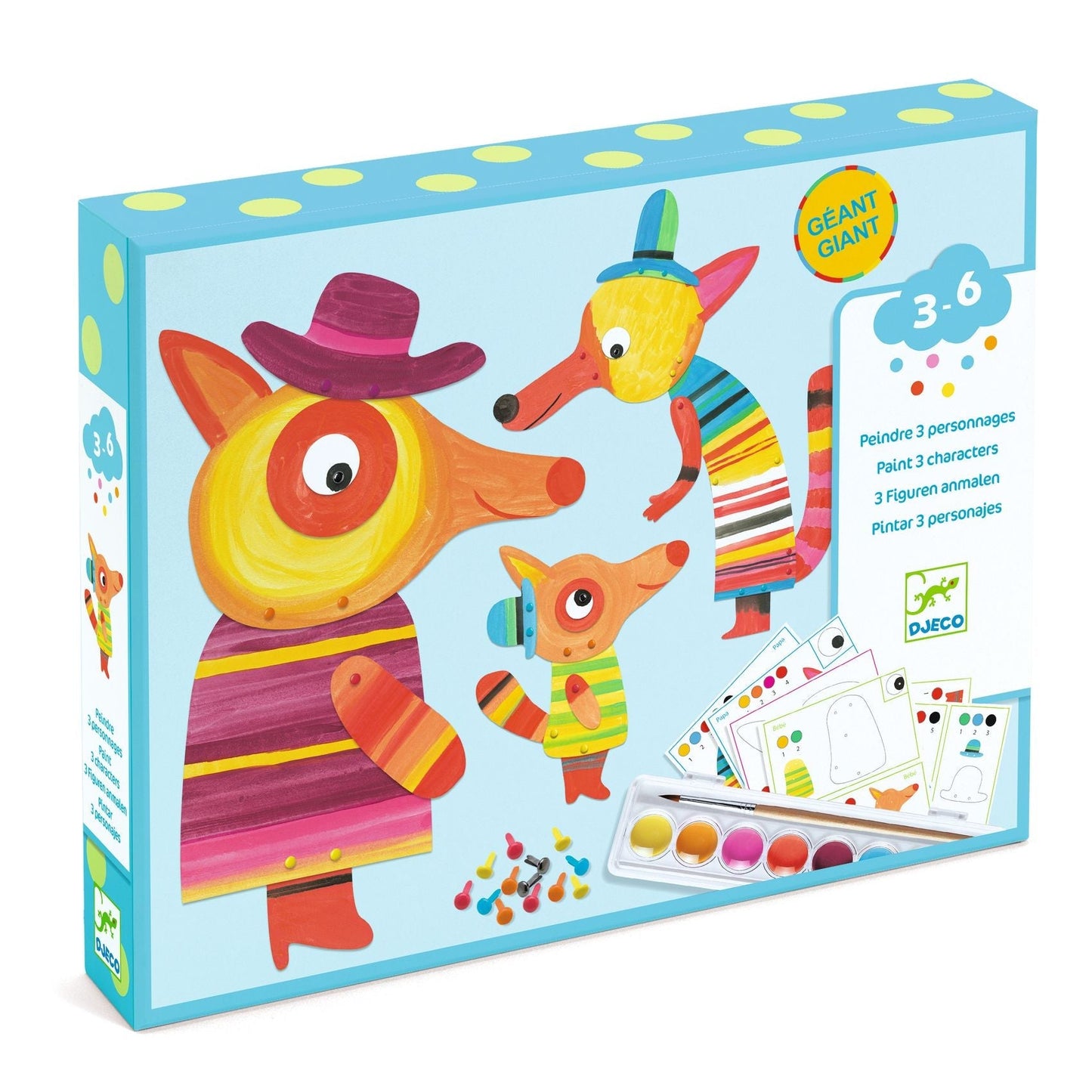 The Fox Family Watercolor Paints Kit - Odd Nodd Art Supply