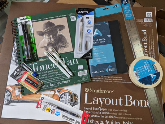 LCC ARTS 153 Drawing II Susan Hardie - Odd Nodd Art Supply