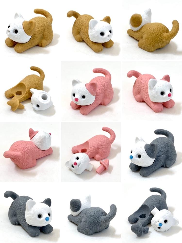 Puzzle cat erasers - Odd Nodd Art Supply