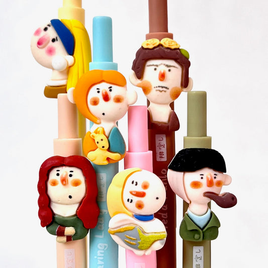 Famous Art Paintings Retractable Gel Pen - Odd Nodd Art Supply