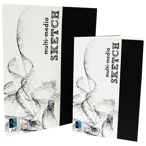 Artist's Black Books Mixed-Media Sketch Odd Nodd Art Supply