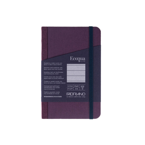 Wine Ecoqua Plus Fabric-Bound Notebooks - Odd Nodd Art Supply