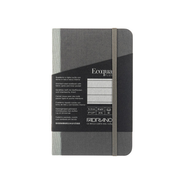 Grey Ecoqua Plus Fabric-Bound Notebooks - Odd Nodd Art Supply