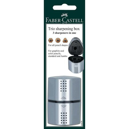 Silver Trio Sharpener  - Odd Nodd Art Supply