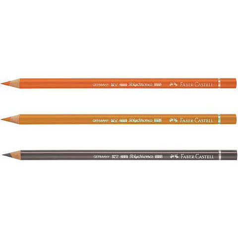 Polychromos Artist Colored Pencils White/Black/Greys/Metallics/Oxides