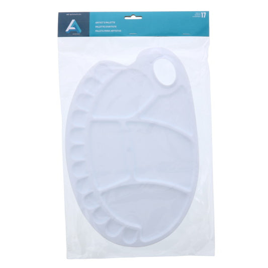 17-Well Palette with Thumb Hole - Odd Nodd Art Supply