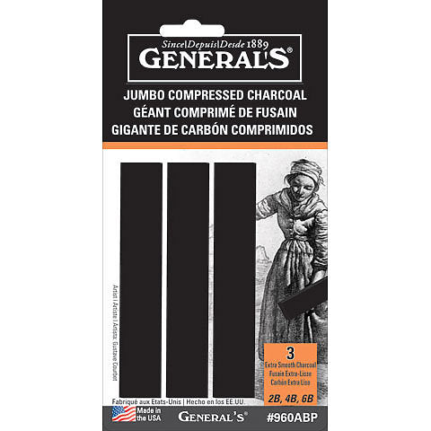Jumbo Compressed Charcoal Sets