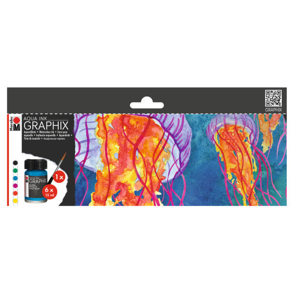 Marabu Aqua Ink Starter Set - Odd Nodd Art Supply