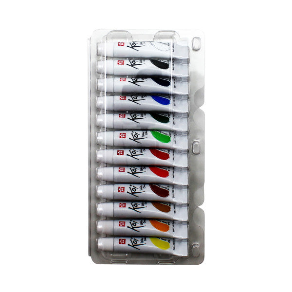 Koi Tube Watercolor Sets 12 - Odd Nodd Art Supply