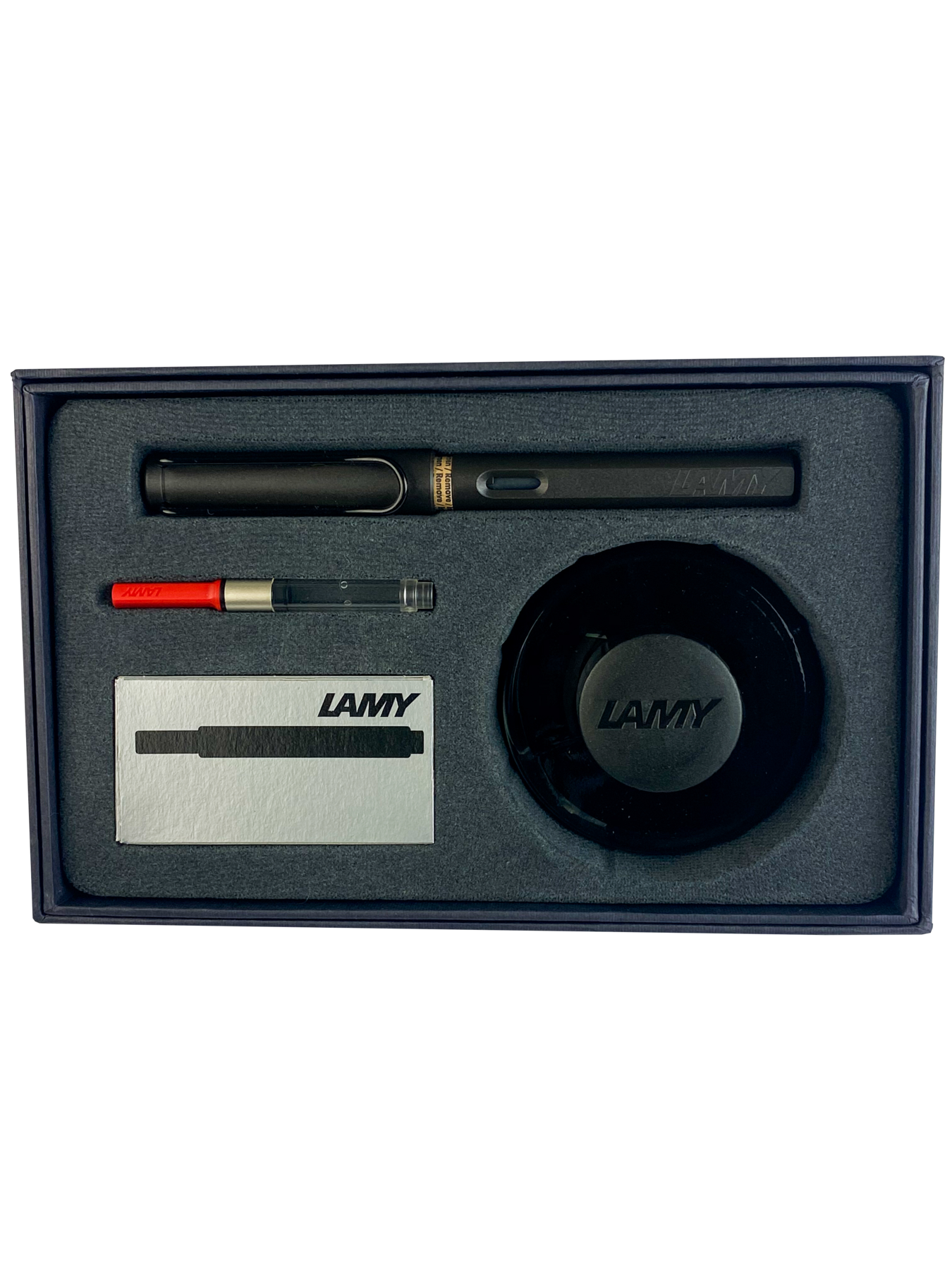 Lamy Fountain Pen Gift Sets Charcoal Safari - Odd Nodd Art Supply