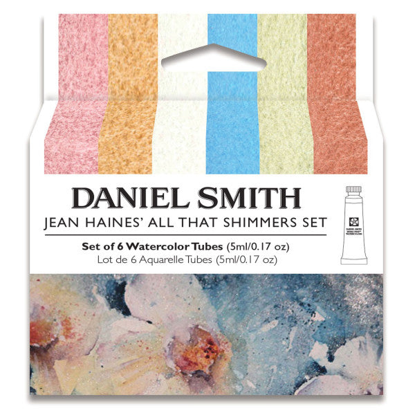 Daniel Smith Watercolor Jean Haines' 6-Color All That Shimmers 5ml Set - Odd Nodd Art Supply