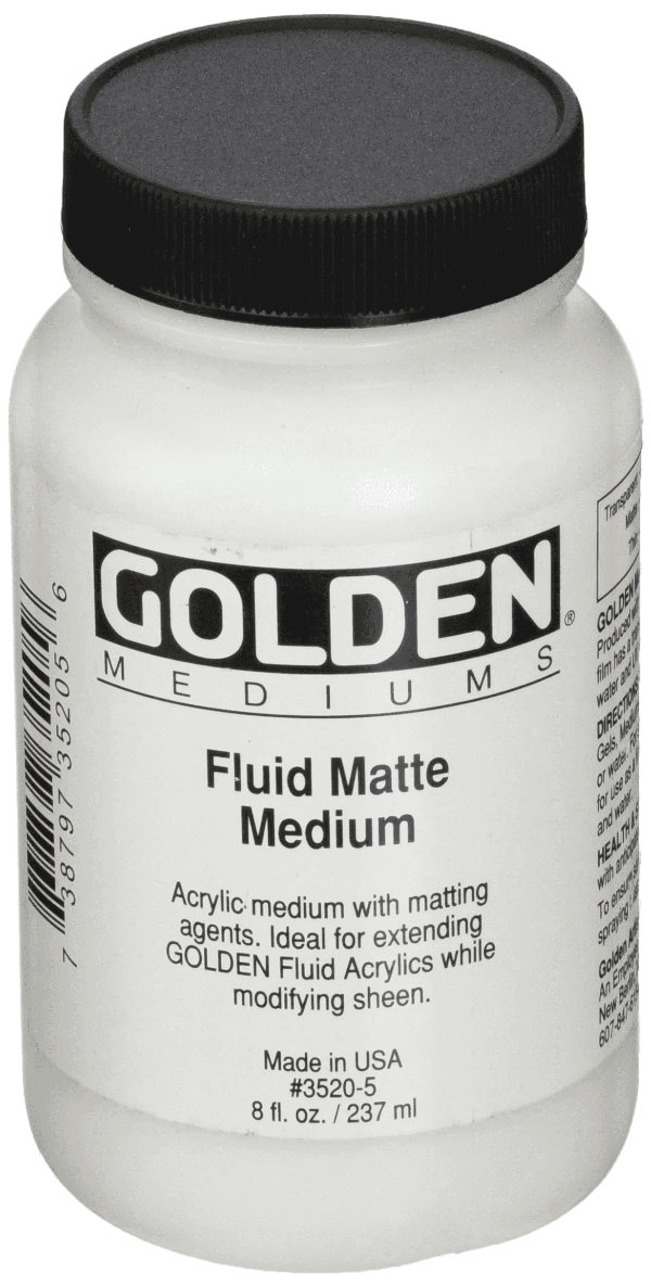 Golden Matte Medium - 8 oz