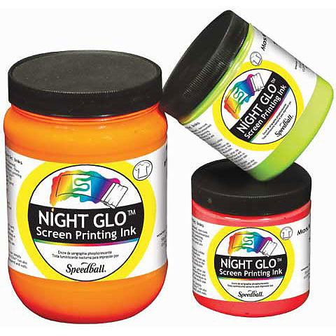 Night Glo Phosphorescent Screen Printing Ink