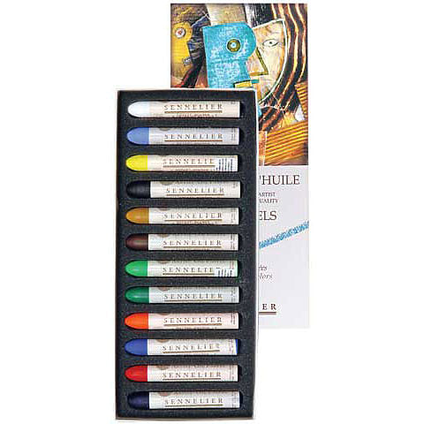 Sennelier Oil Pastel Sets 12 Set - Odd Nodd Art Supply