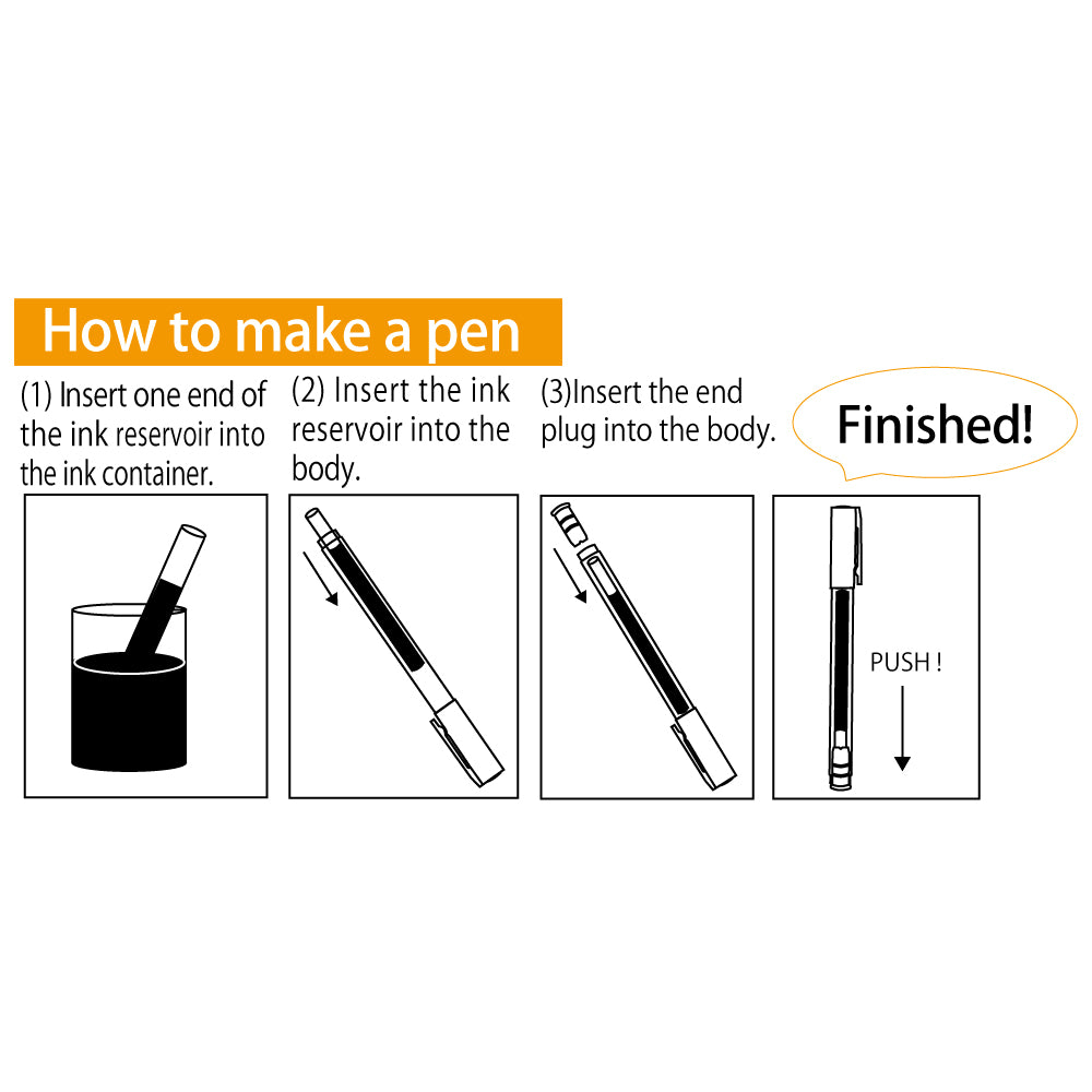 Karappo Empty Pen Instructions - Odd Nodd Art Supply