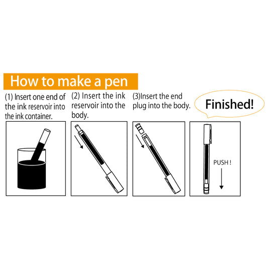 Karappo Empty Pen Instructions - Odd Nodd Art Supply