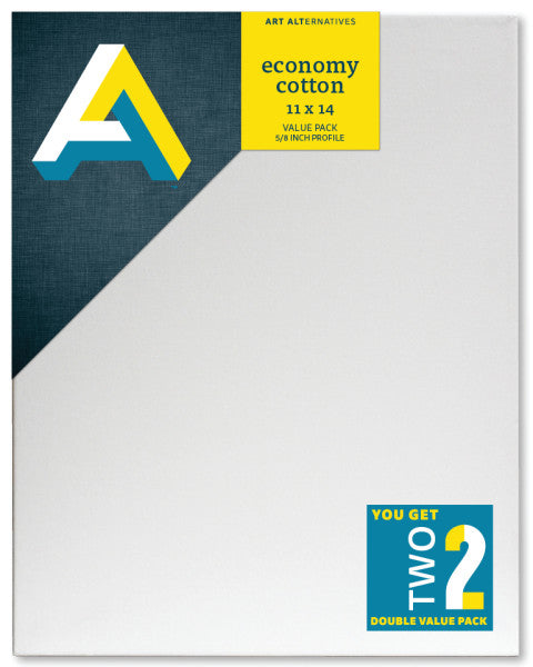11x14 Economy Cotton Stretched Canvas - Odd Nodd Art Supply