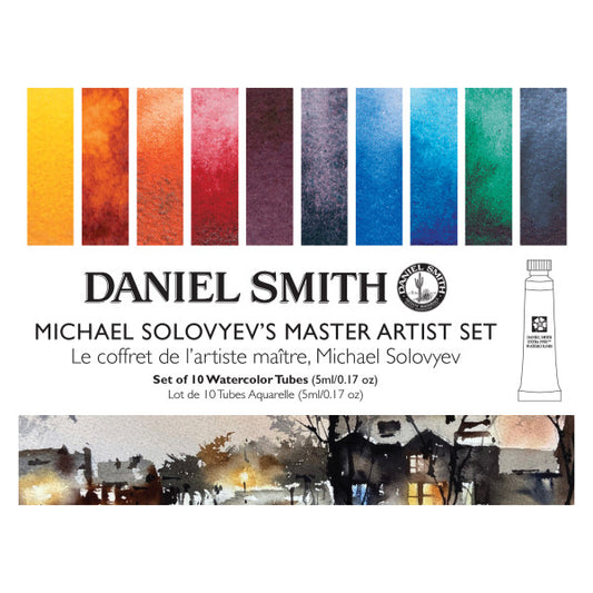 Michael Solovey's 10-Color Master Artist 5ml Tube Set Daniel Smith - Odd Nodd Art Supply