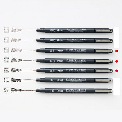 Pentel Pointliner Set