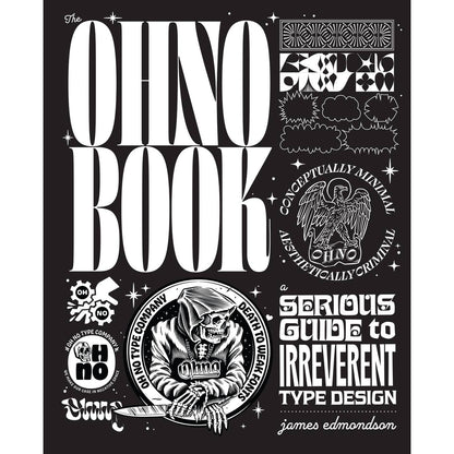 Book cover of 'The OHNO Book' with black and white design elements.