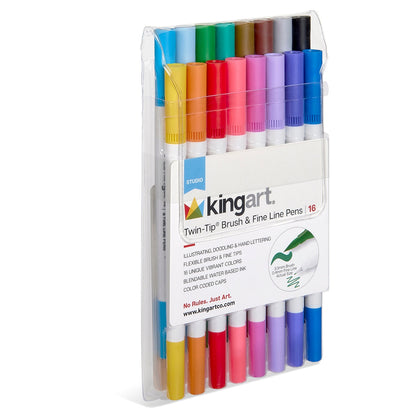 Twin-Tip™ Brush & Fine Coloring Markers