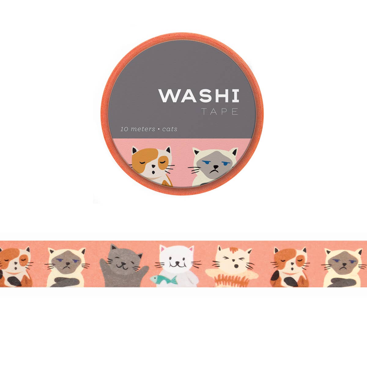 Cats Washi Masking Tape - Odd Nodd Art Supply