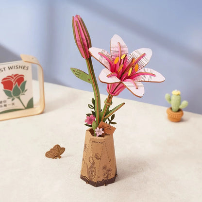 Pink Lilly DIY Flower - Odd Nodd Art Supply