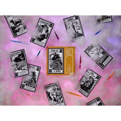 Magic Velvet Coloring Set