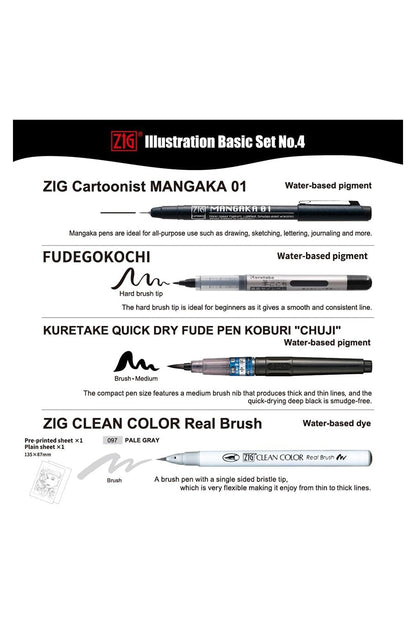 Zig Illustration Basic Sets #4 - Odd Nodd Art Supply