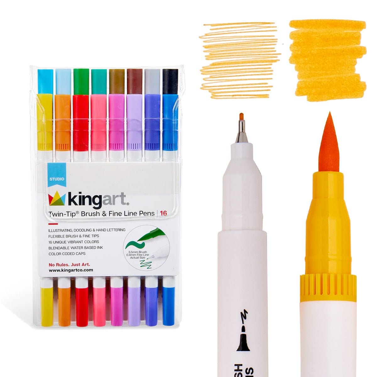 Twin-Tip™ Brush & Fine Coloring Markers