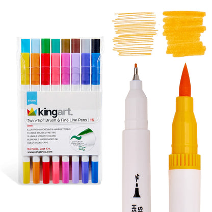 Twin-Tip™ Brush & Fine Coloring Markers