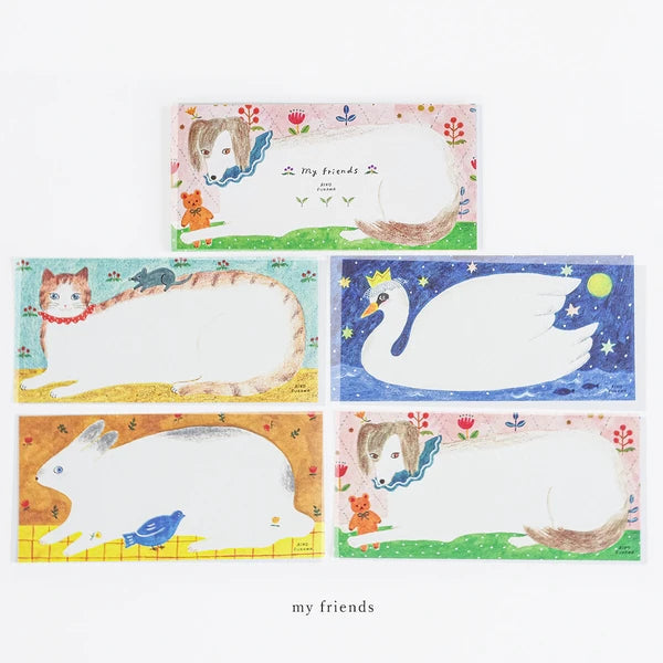 Aiko Nunokawa, one-writing paper, my friends 
(20-362)