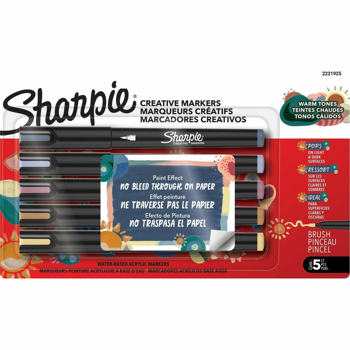Warm Tones Set Sharpie Creative Markers Sets - Odd Nodd Art Supply