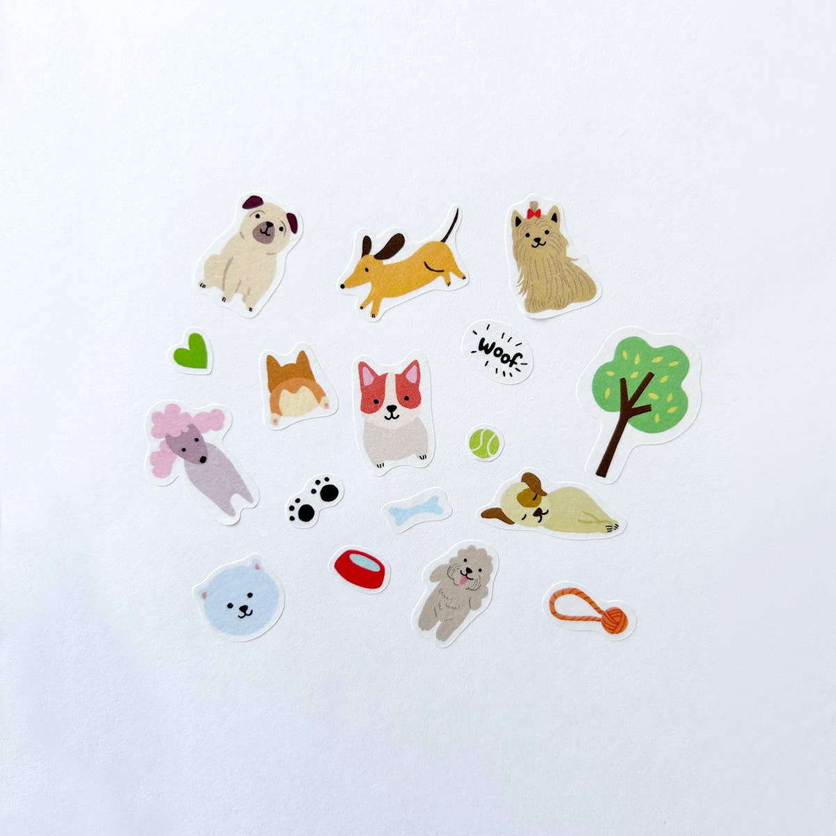 Dogs Jumble Washi Stickers - Odd Nodd Art Supply