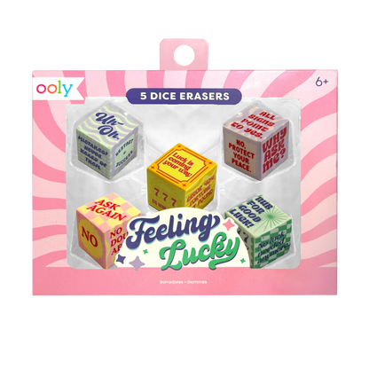 Feeling Lucky: Erasers (Set of 5) - Odd Nodd Art Supply