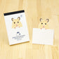 Hamster Die-Cut Pop-Up Message Pad - Odd Nodd Art Supply