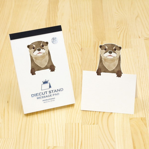 Otter Die-Cut Pop-Up Message Pad - Odd Nodd Art Supply