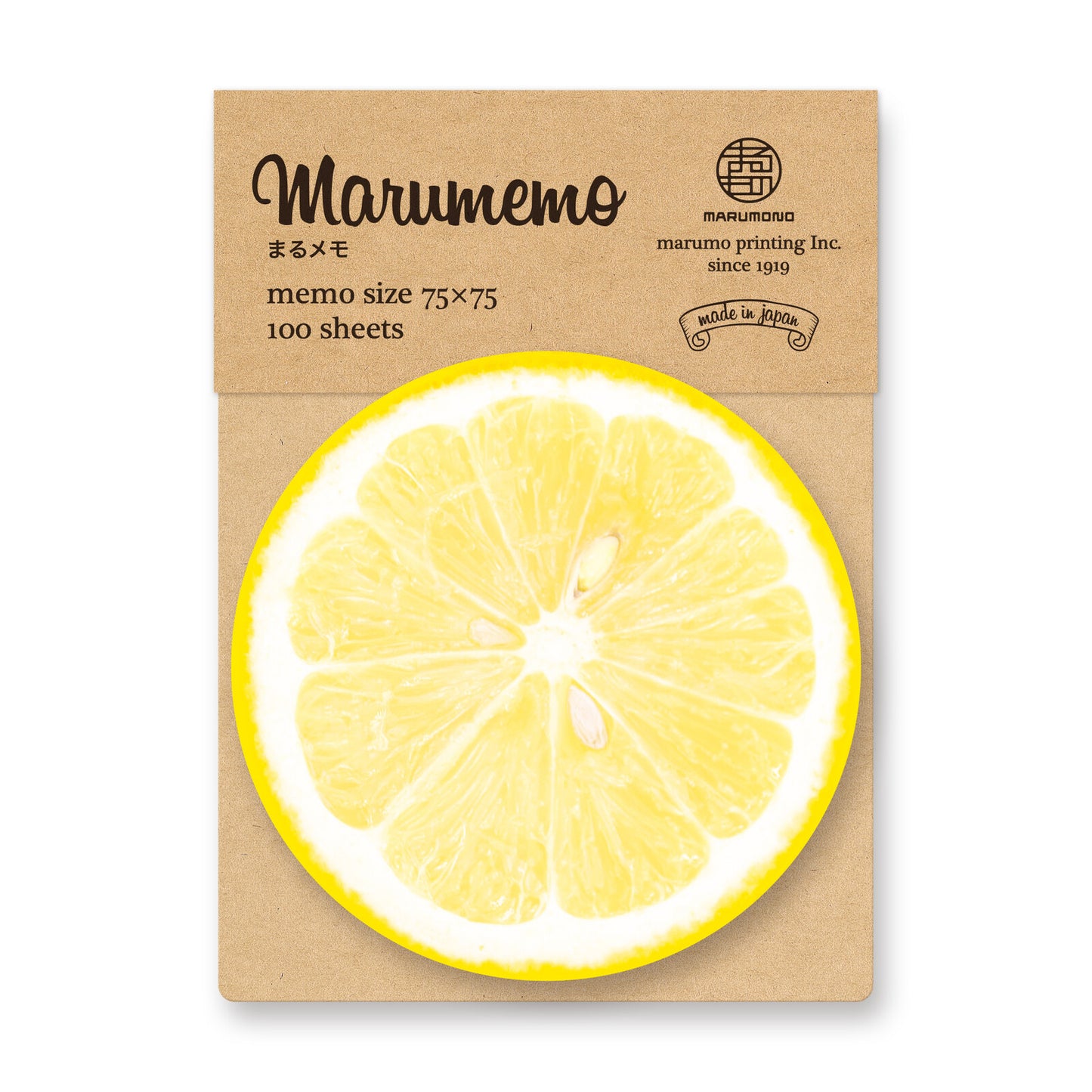 Lemon Marumemo Message Pads - Odd Nodd Art Supply