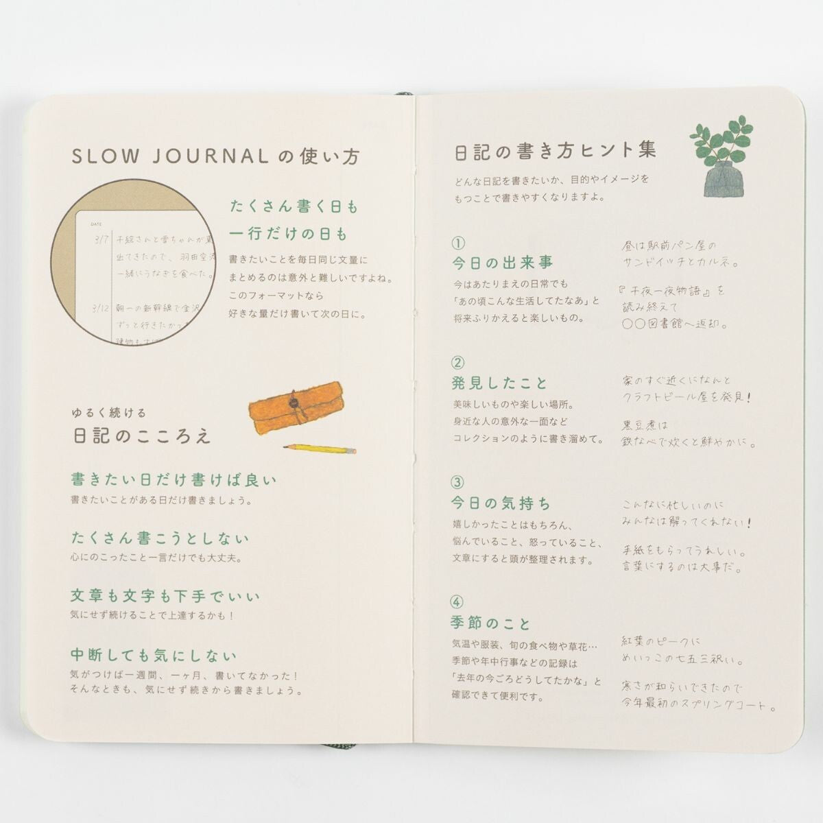 Yusuke Yonezu Slow Journal Diary Planner - Odd Nodd Art Supply