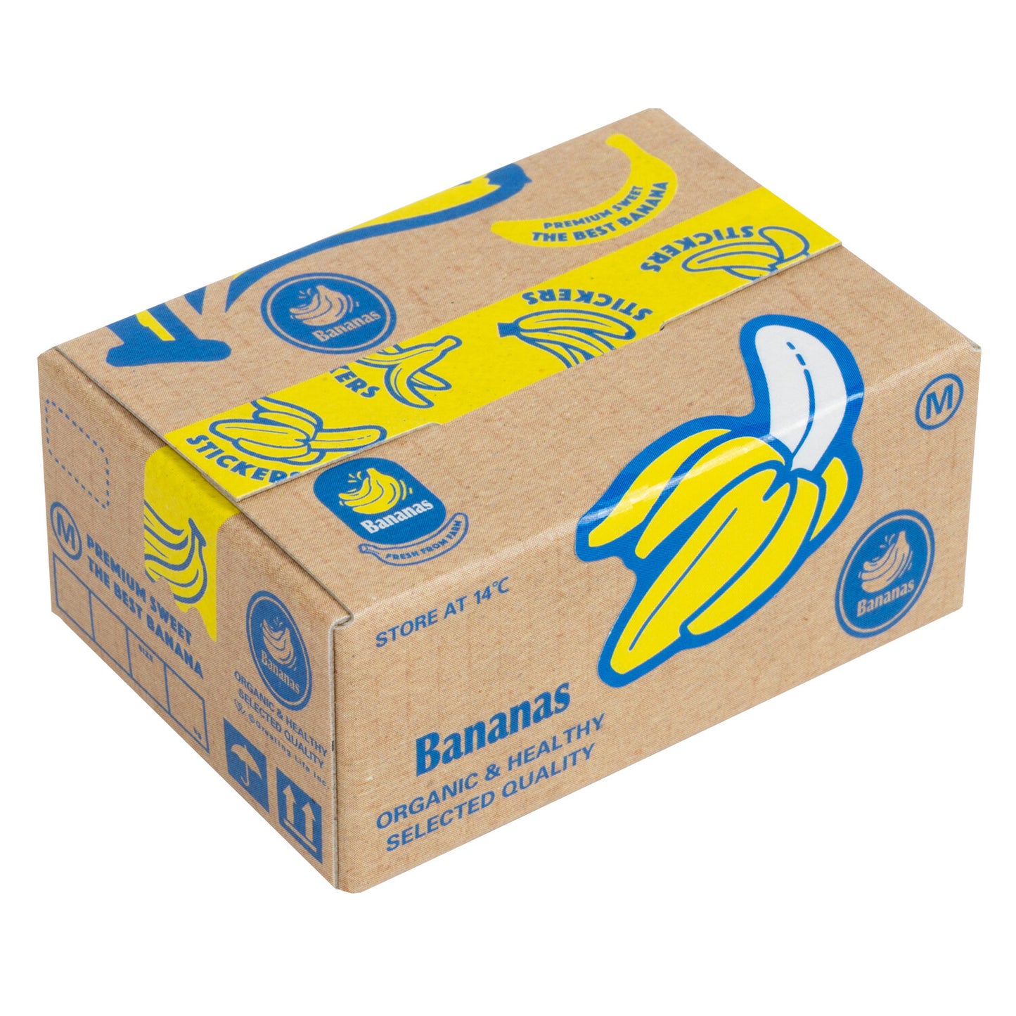 Banana Mini Sticker Boxes - Odd Nodd Art Supply