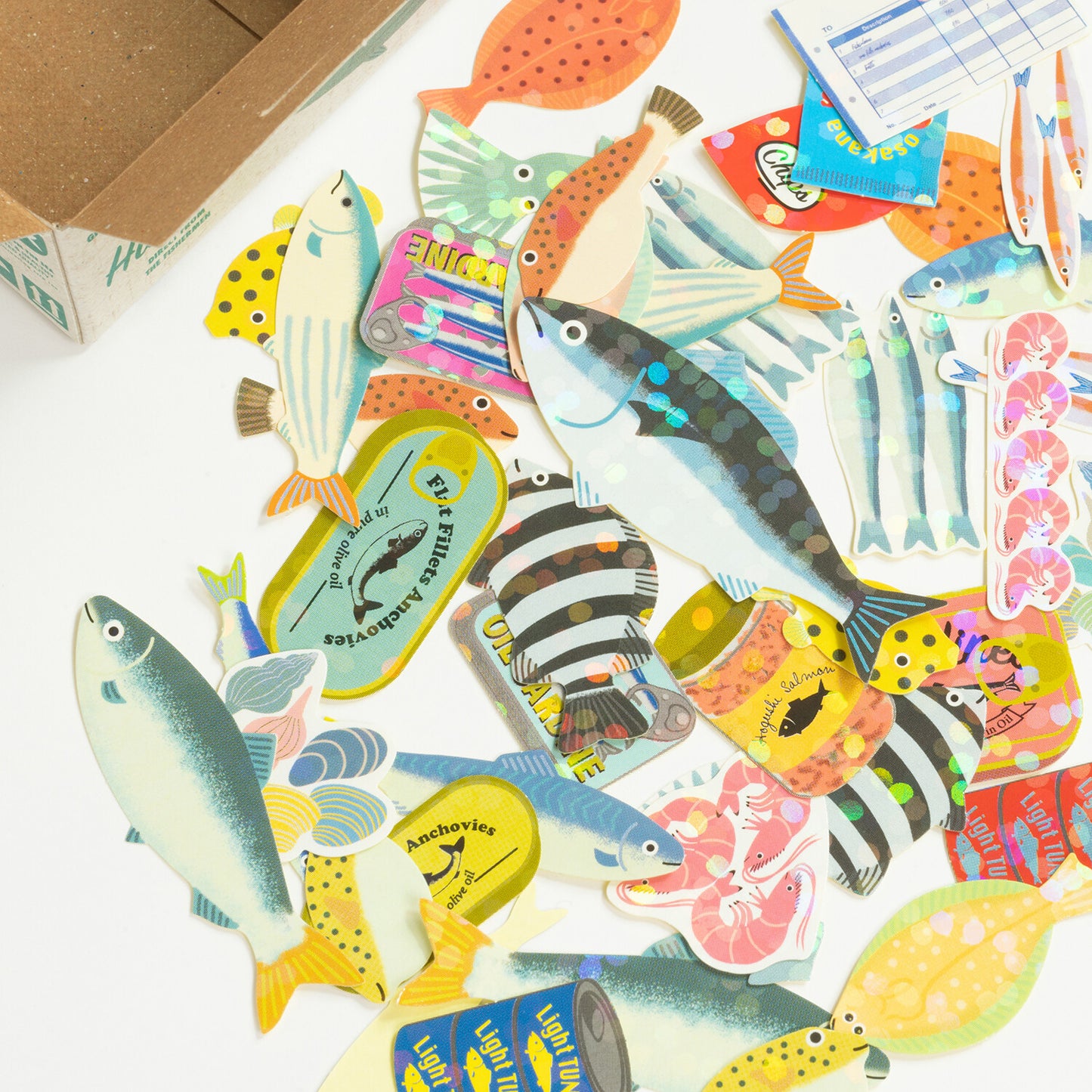 Fish Sticker Boxes - Odd Nodd Art Supply