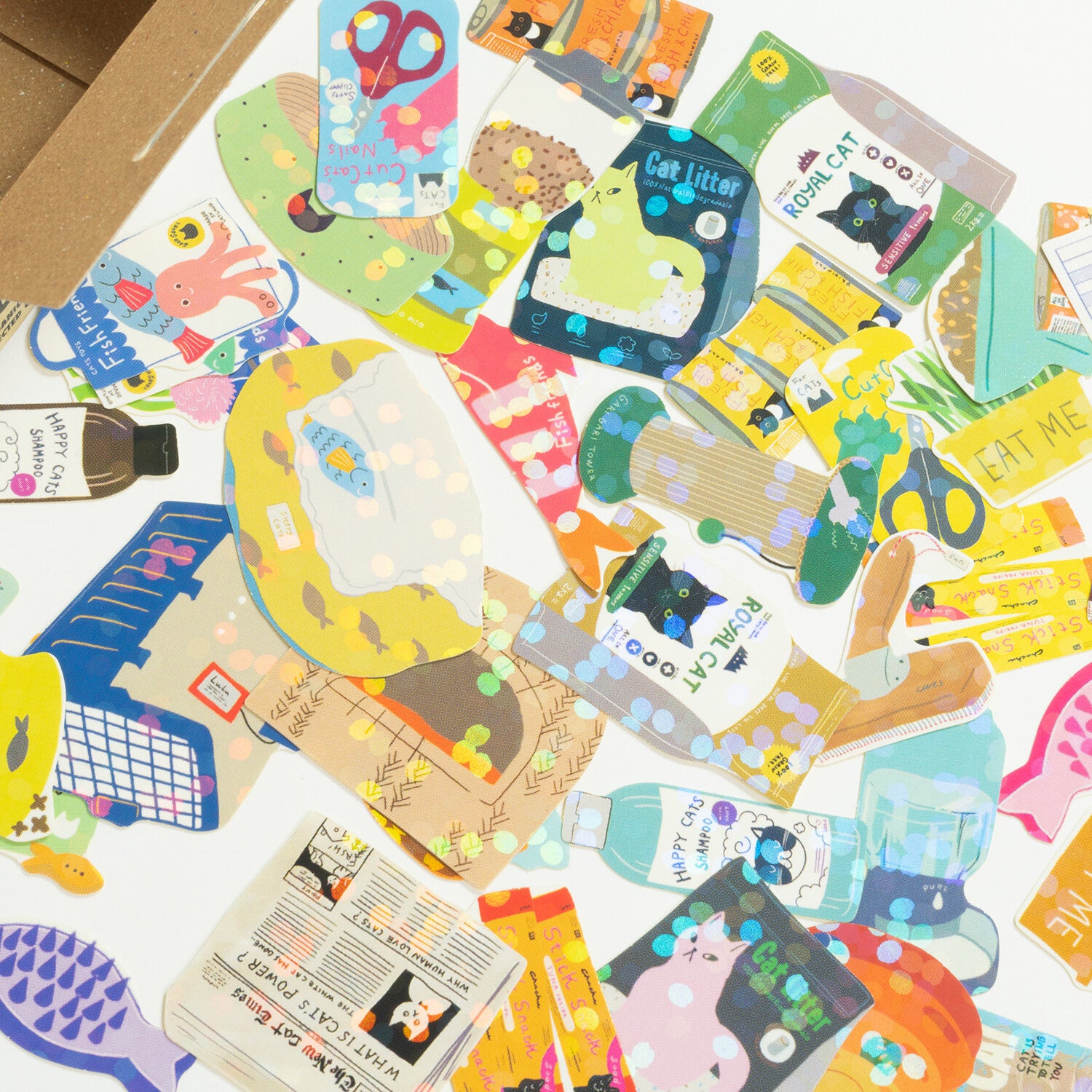Cat Sticker Boxes - Odd Nodd Art Supply