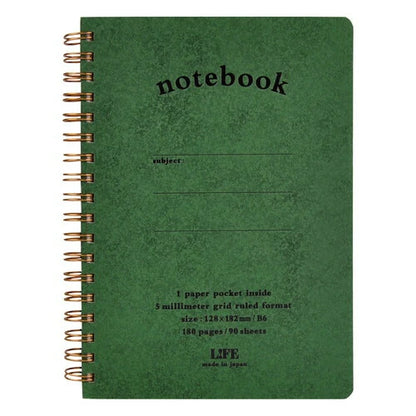 Life Pocket Notebook B6 Green 
