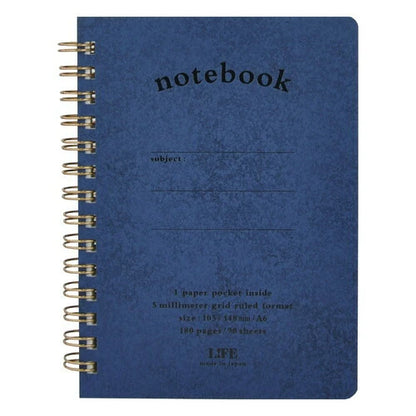 A6 Blue Life Pocket Notebook